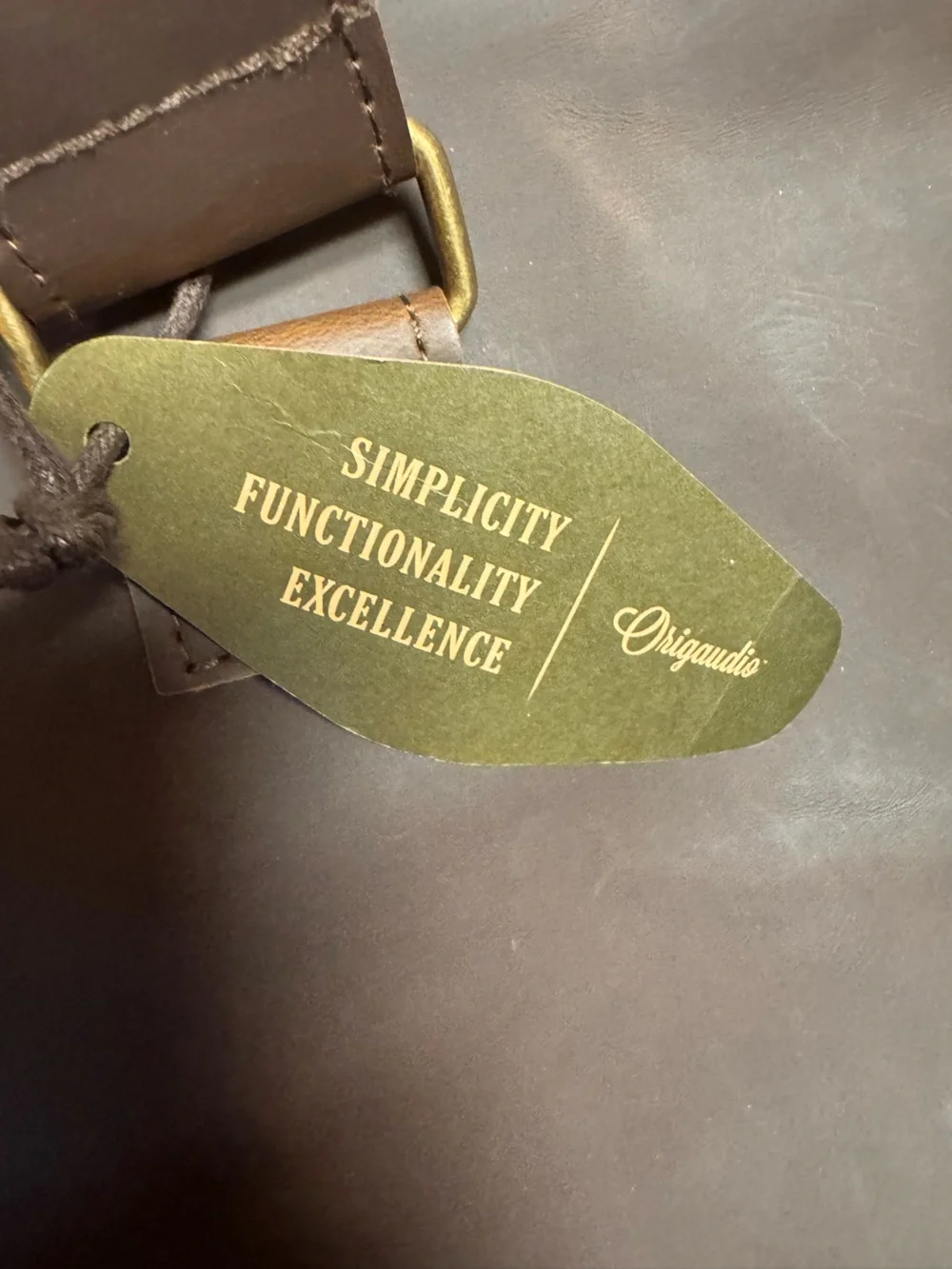 Finley Mill Collection Skyward Insurance Brown Leather Weekender Bag
